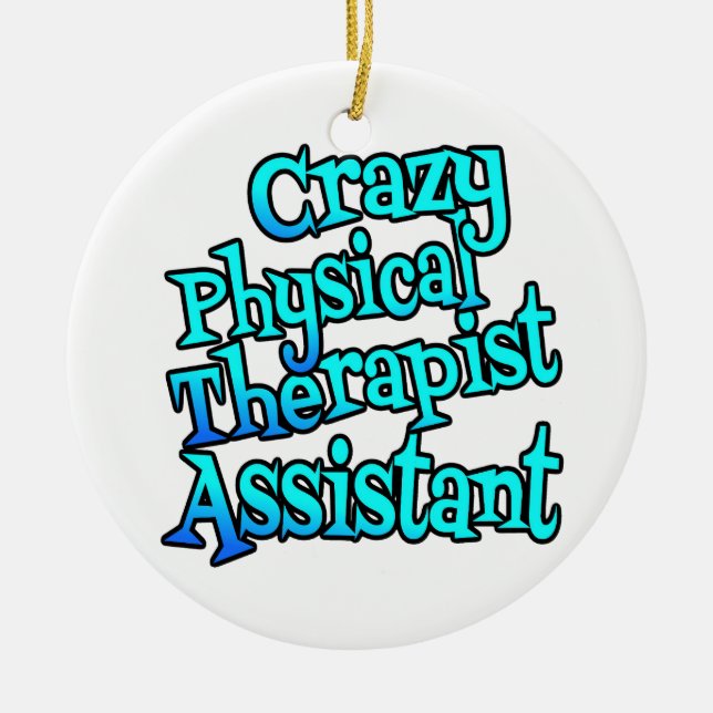 Assistentin für Physiotherapie Keramik Ornament (Vorne)