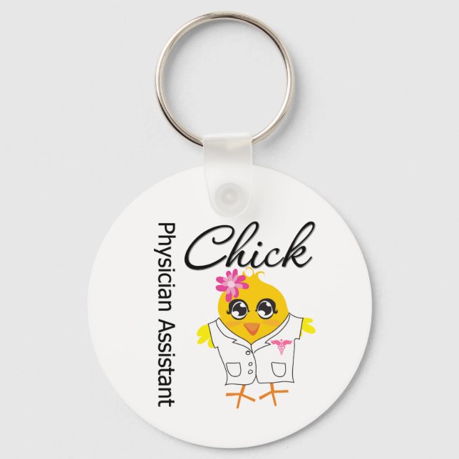 Assistenzärztin Chick v2 Schlüsselanhänger (Vorderseite)