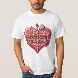 Assistenzärztin Heart Caduceus T-Shirt