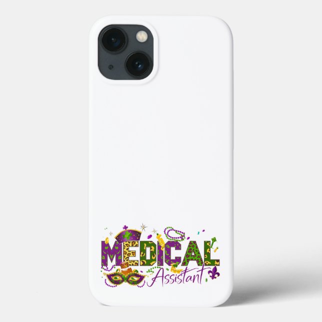 Assistenzärztin - Mardi Gras Case-Mate iPhone Hülle (Rückseite)