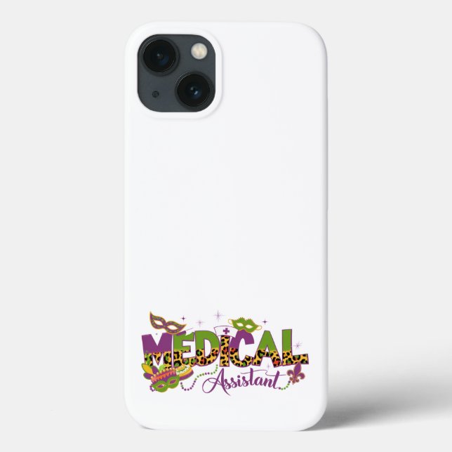 Assistenzärztin - Mardi Gras Case-Mate iPhone Hülle (Rückseite)