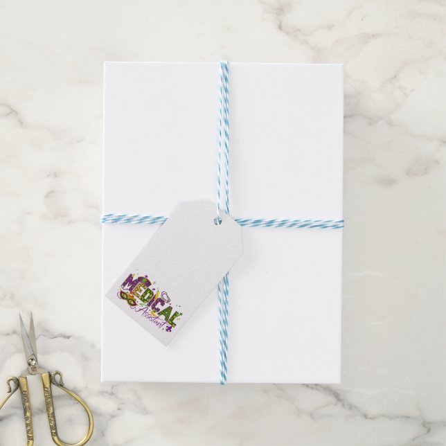 Assistenzärztin - Mardi Gras Geschenkanhänger (Mit Garn)