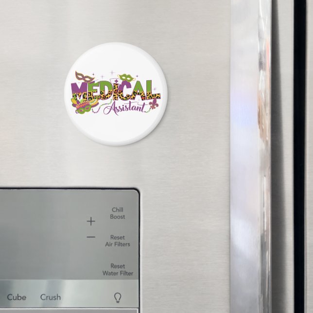 Assistenzärztin - Mardi Gras Magnet (In Situ (Kühlschrank))