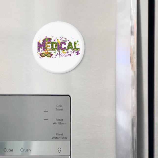 Assistenzärztin - Mardi Gras Magnet (In Situ (Kühlschrank))
