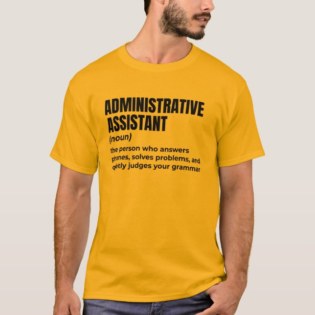 Assistenzassistent T-Shirt (Vorderseite)