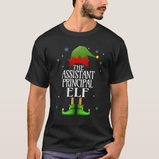Assistenzdirektor Elf Xmas Funny Family Matching T-Shirt