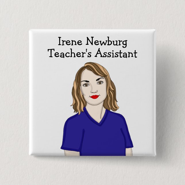 Assistenzerkennung des personalisierten Lehrers Button (Vorderseite)