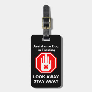Assistenzhund in Training Hang Tag Gepäckanhänger