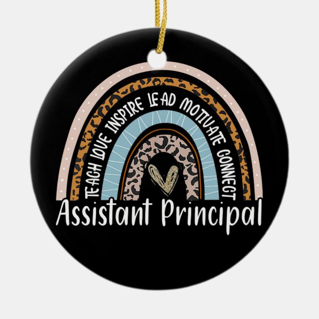 Assistenzkraft Funny Job Title School Keramik Ornament (Vorne)