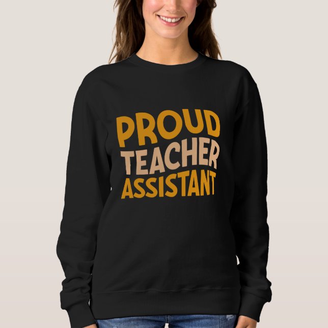 Assistenzlehrer Bildung Sweatshirt (Vorderseite)