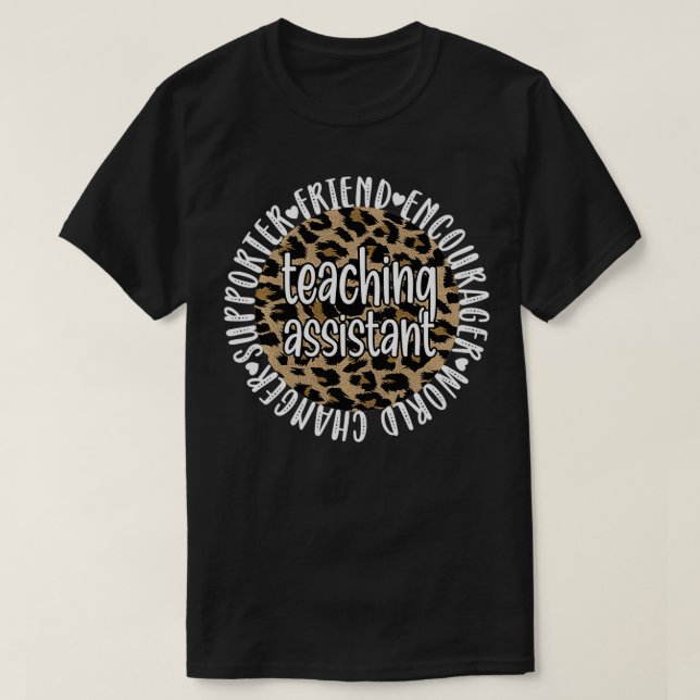 Assistenzlehrer Lehrassistent T-Shirt (Design vorne)