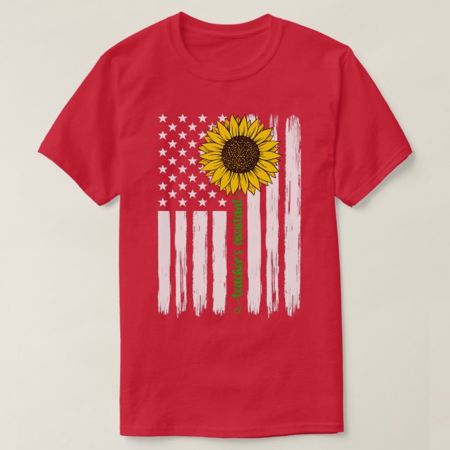 AssistenzlehrerInnen-AssistentInnen mit US-Flaggen T-Shirt (Design vorne)
