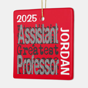 Assistenzprofessor Extraordinaire CUSTOM Keramikornament