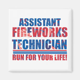 Assistenztechniker am 4. Juli Magnet