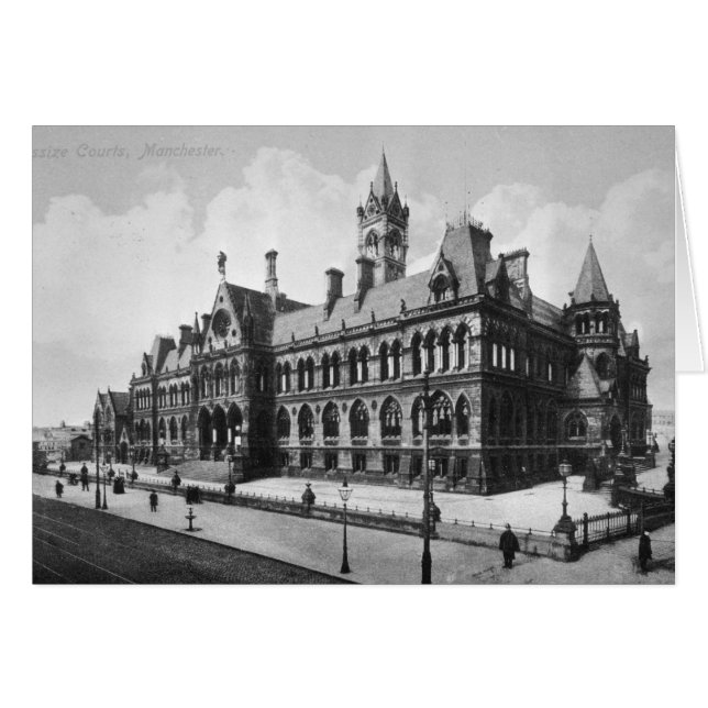 Assize Courts, Manchester, c.1910 (Vorderseite (Horizontal))