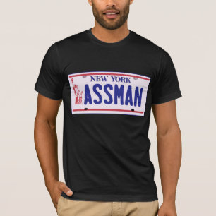 Assman New York Kfz-Kennzeichen-Produkte T-Shirt