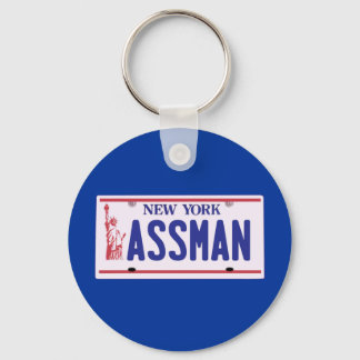 Assman New York License Plate Products Schlüsselanhänger