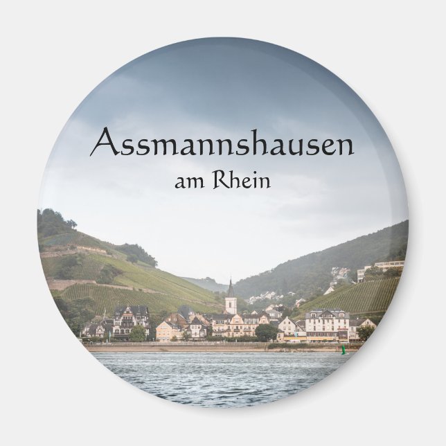 Assmannshausen Deutschland Magnet (Vorne)
