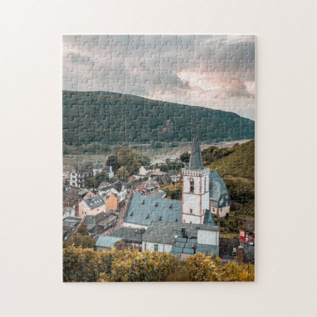 Assmannshausen Deutschland Puzzle (Vertikal)