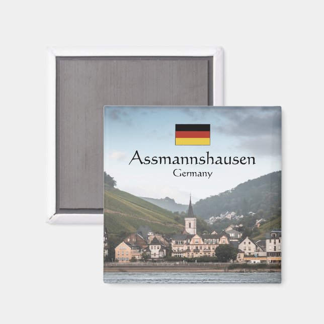 Assmannshausen Magnet (Vorderseite/Rückseite)