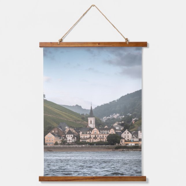 Assmannshausen Wandteppich Mit Holzrahmen (Vorderseite)