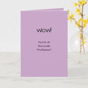 Associate Professor gratulieren der Tenure Academy Karte