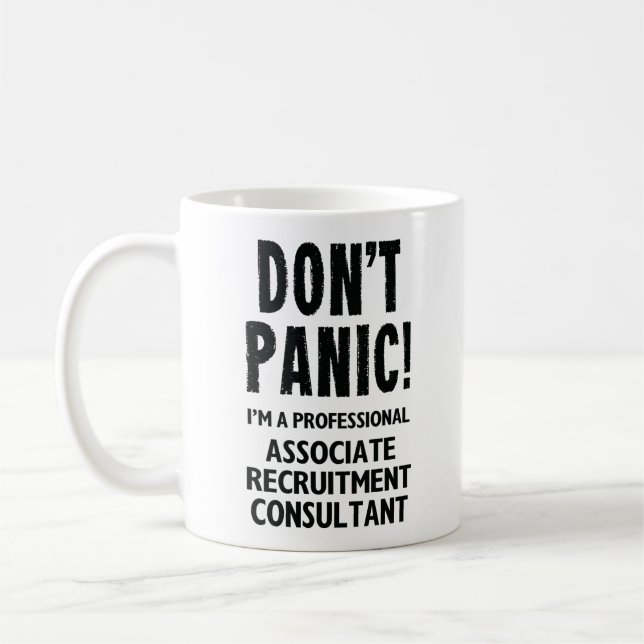 Associate Recruitment Consultant Workplace Gift Kaffeetasse (Links)