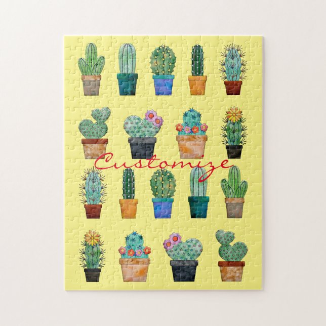 Assorted Cactus Pflanze Thunder_Cove Puzzle (Vertikal)
