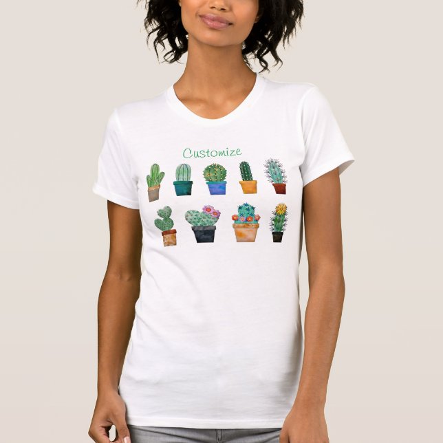 Assorted Cactus Pflanze Thunder_Cove T-Shirt (Vorderseite)