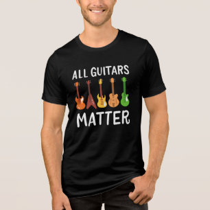 Assorted Gitarren Matter Musician Gag Tri-Blend Shirt