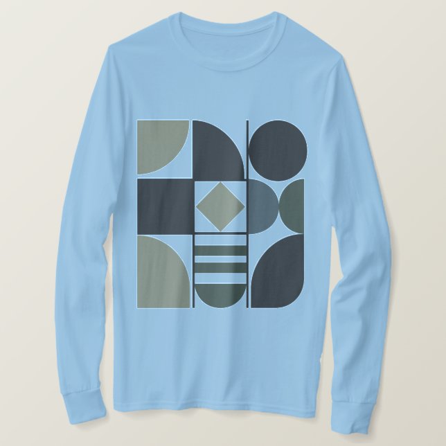 Assorted Shapes Long Sleeve T-Shirt (Design vorne)