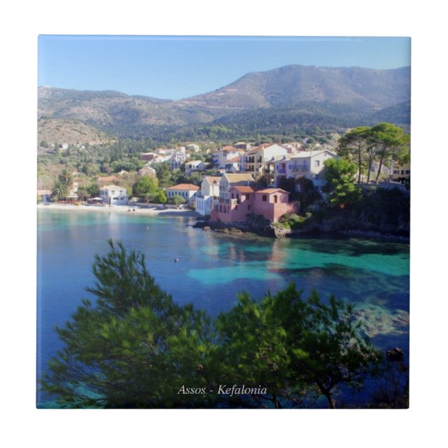 Assos - Kefalonia Fliese (Vorderseite)