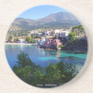 Assos - Kefalonia Sandstein Untersetzer