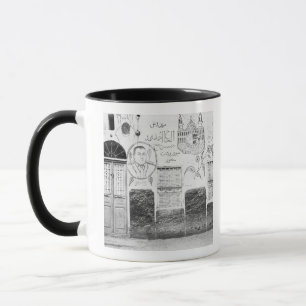 Assuan Ägypten, dekoriertes Haus Tasse