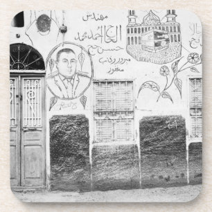 Assuan Ägypten, dekoriertes Haus Untersetzer