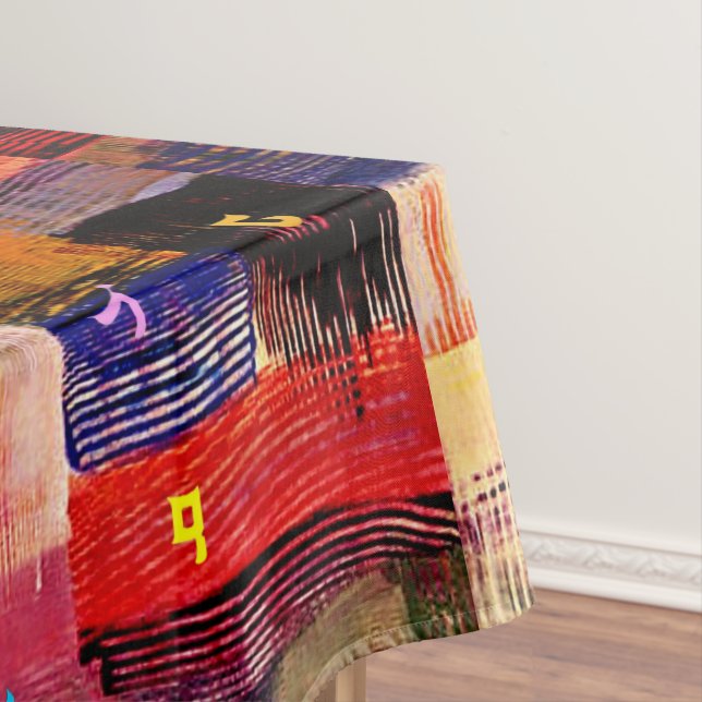 Assyrian Alphabet Tischdecke (Beispiel)