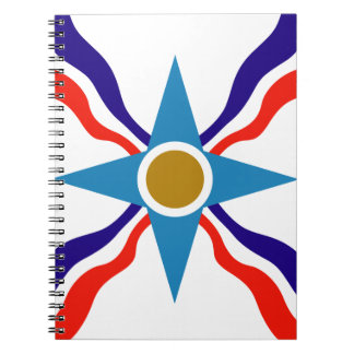 Assyrian Flag - Ata d'Ator Spiral Notebook Notizblock