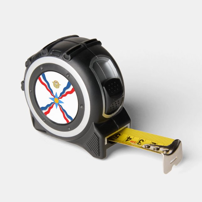 Assyrian Flag Tape Measure Maßband (Winkel)