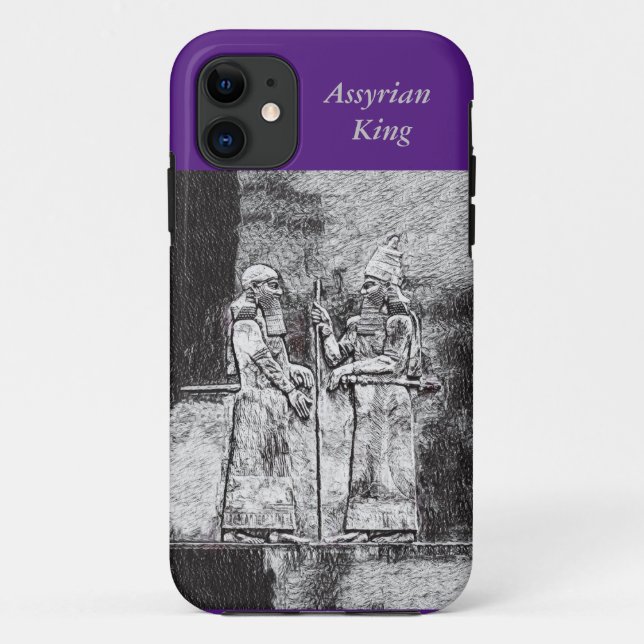 Assyrian King iPhone / iPad Fall Case-Mate iPhone Hülle (Rückseite)