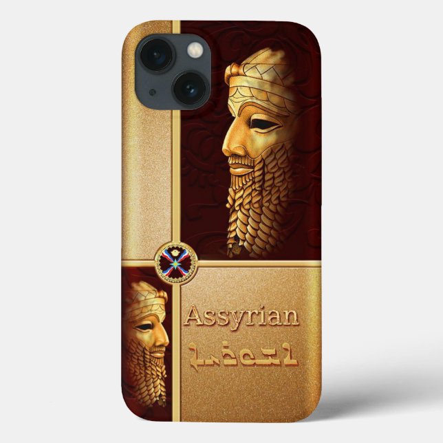 Assyrian King Sargon iPhone Fall Case-Mate iPhone Hülle (Rückseite)