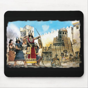 Assyrian König Mousepad