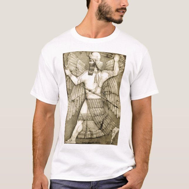 Assyrian Kriegers-Gott T-Shirt (Vorderseite)