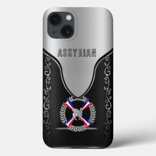 Assyrian Lamassu und das Flag-iPhone Case-Mate iPhone Hülle