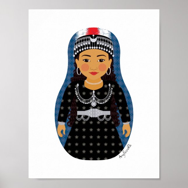 Assyrian Matryoshka Poster (Vorne)