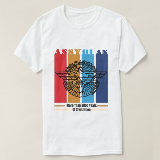 Assyrian-T-Shirt T-Shirt (Design vorne)