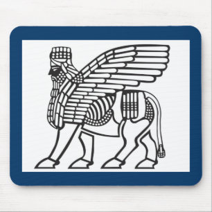 ASSYRIAN WINGED BULL MOUSEPAD