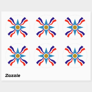 Assyrianische Flagge - Ata d'Ator Stickers