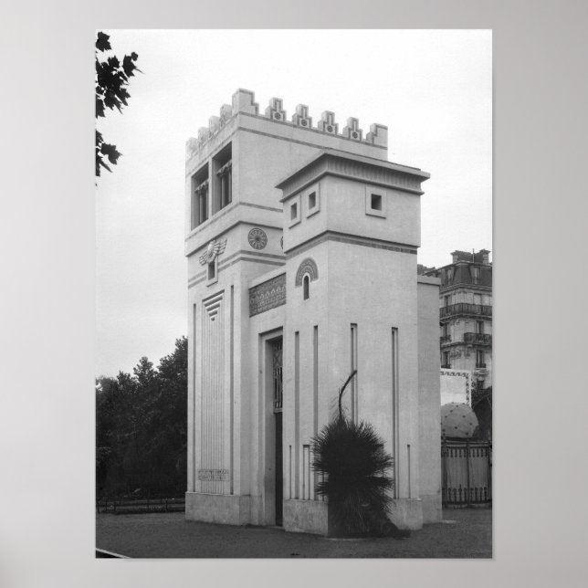 Assyrianisches Haus, Universelle Ausstellung, Pari Poster (Vorne)