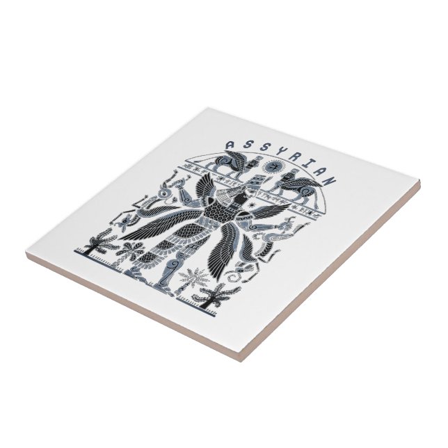 Assyrier Fliese (Seite)