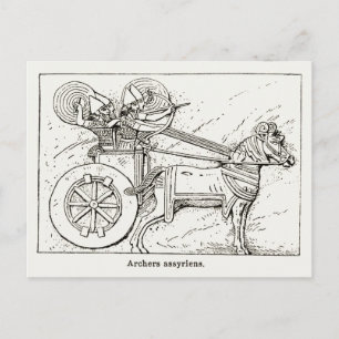 Assyrische Erzbistümer, Vintag zeichnend 1890 Postkarte